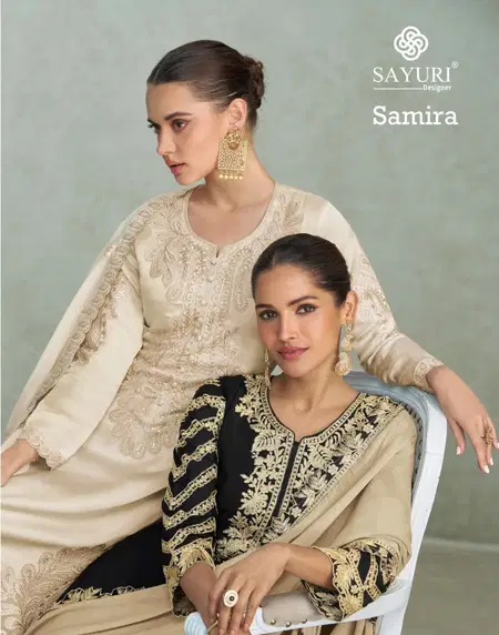 Samira By Sayuri Chinon Silk Best Readymade Suits Wholesale Shop In Surat
